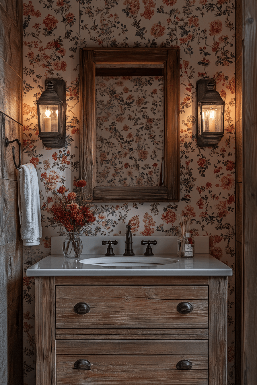 little cabin bathroom