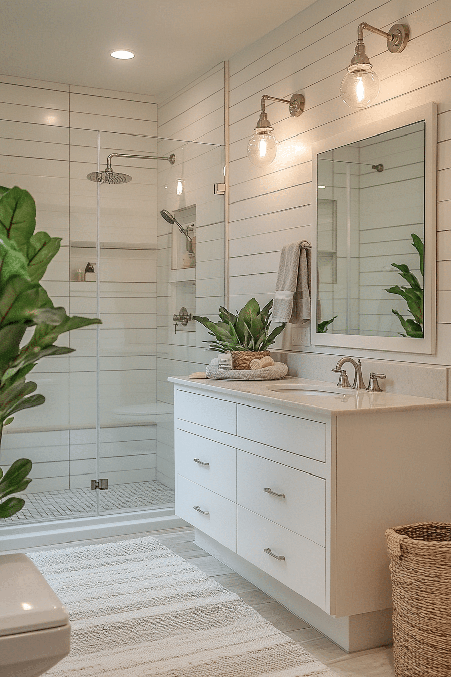 farmhouse style bathroom