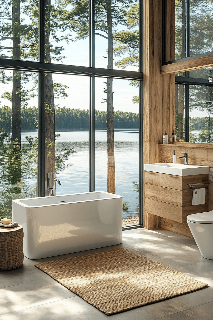 little cabin bathroom