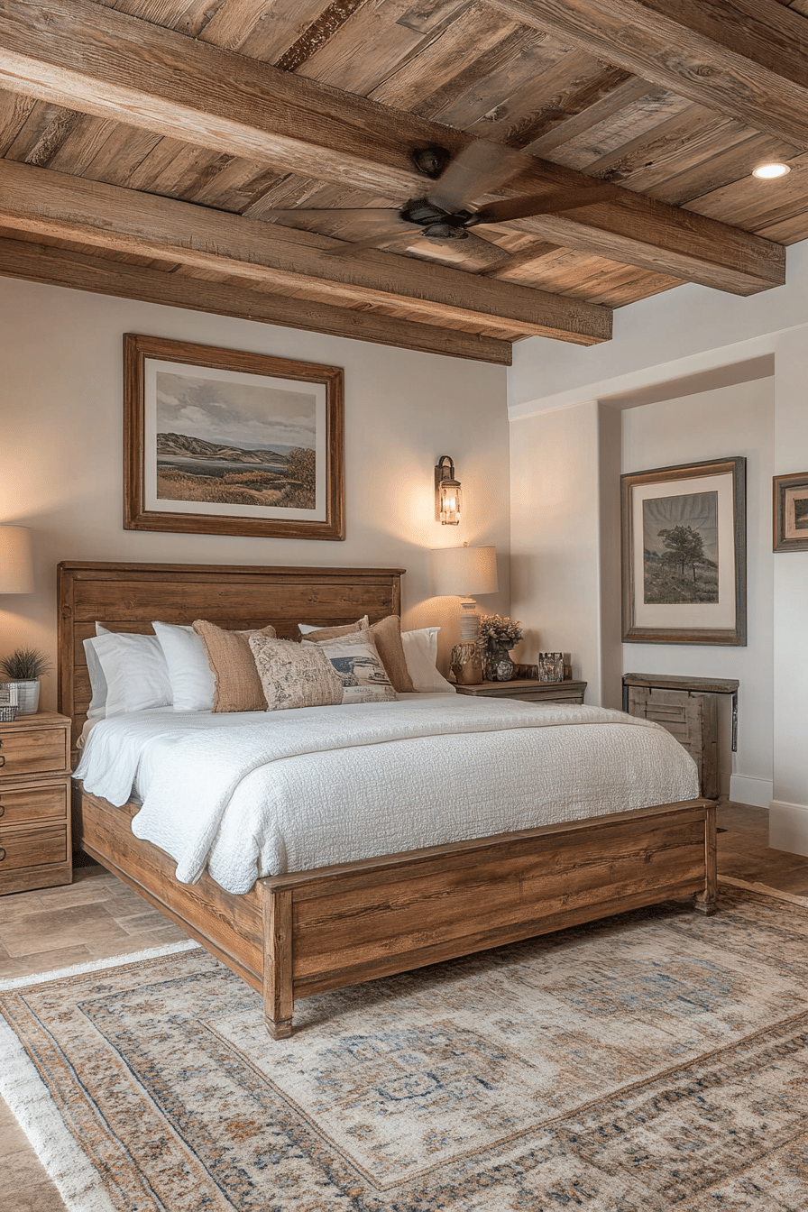 rustic farmhouse bedroom