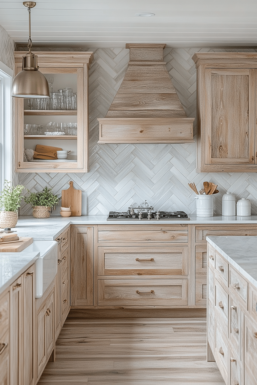 oak kitchen cabinets