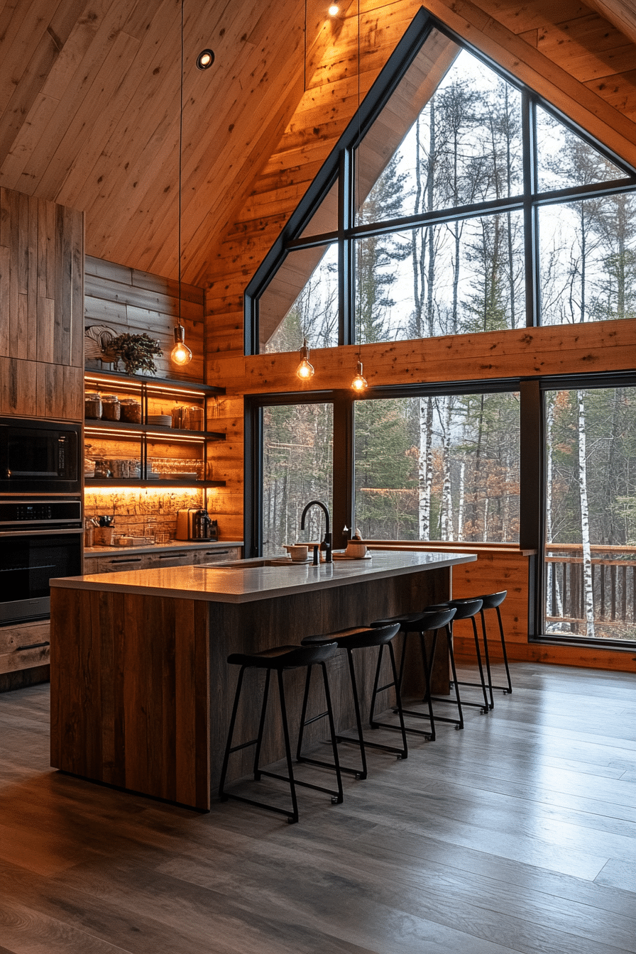 little cabin kitchen