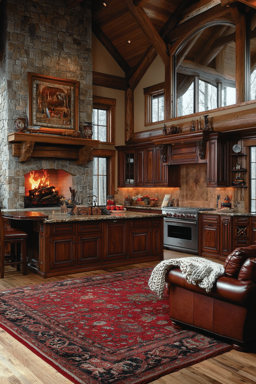 rustic kitchen cabinets