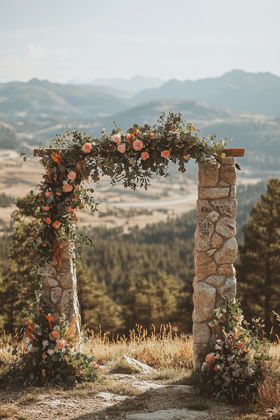 boho wedding arch