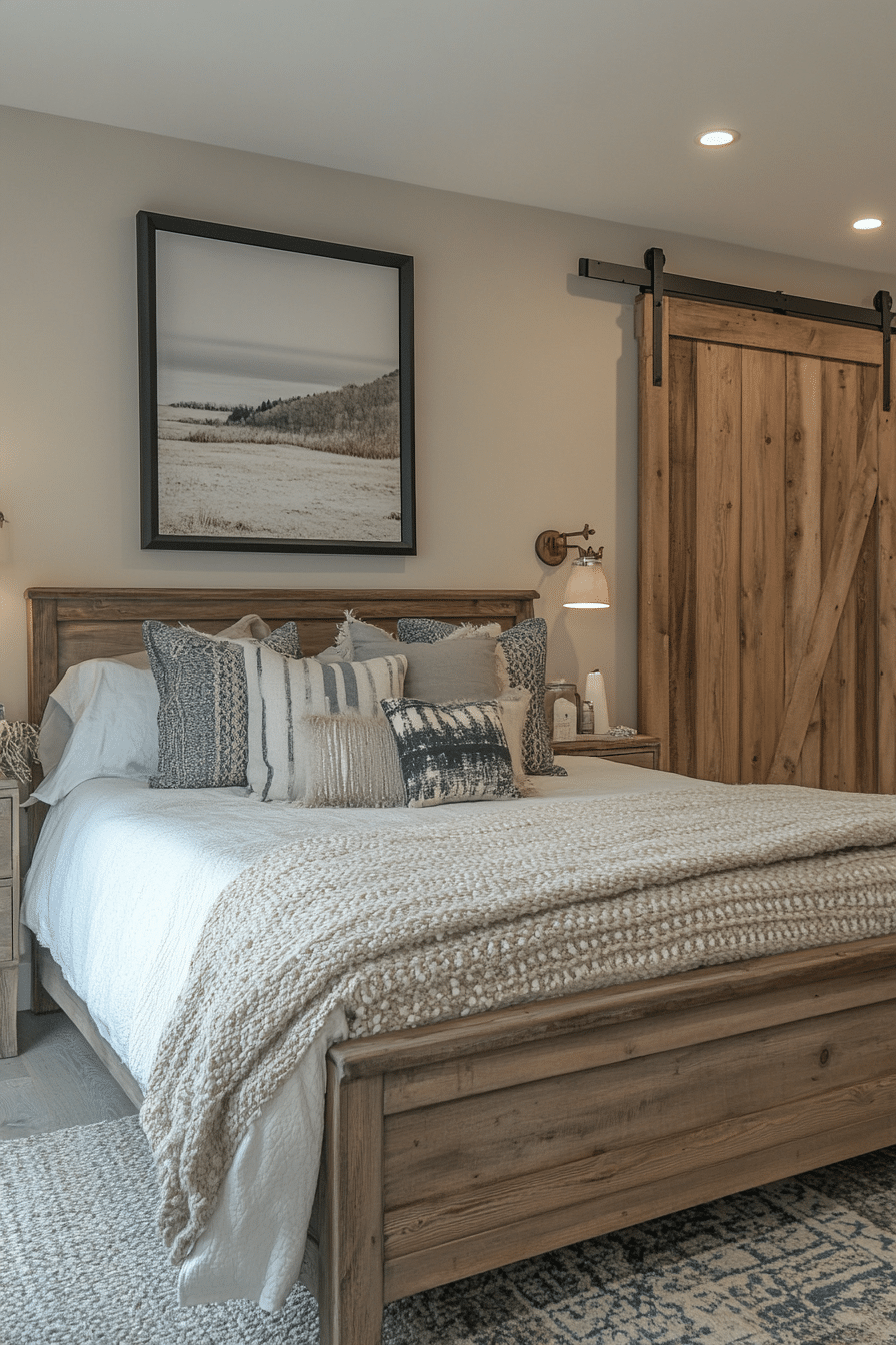 rustic farmhouse bedroom