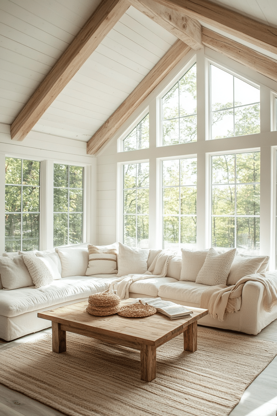 little cabin living room