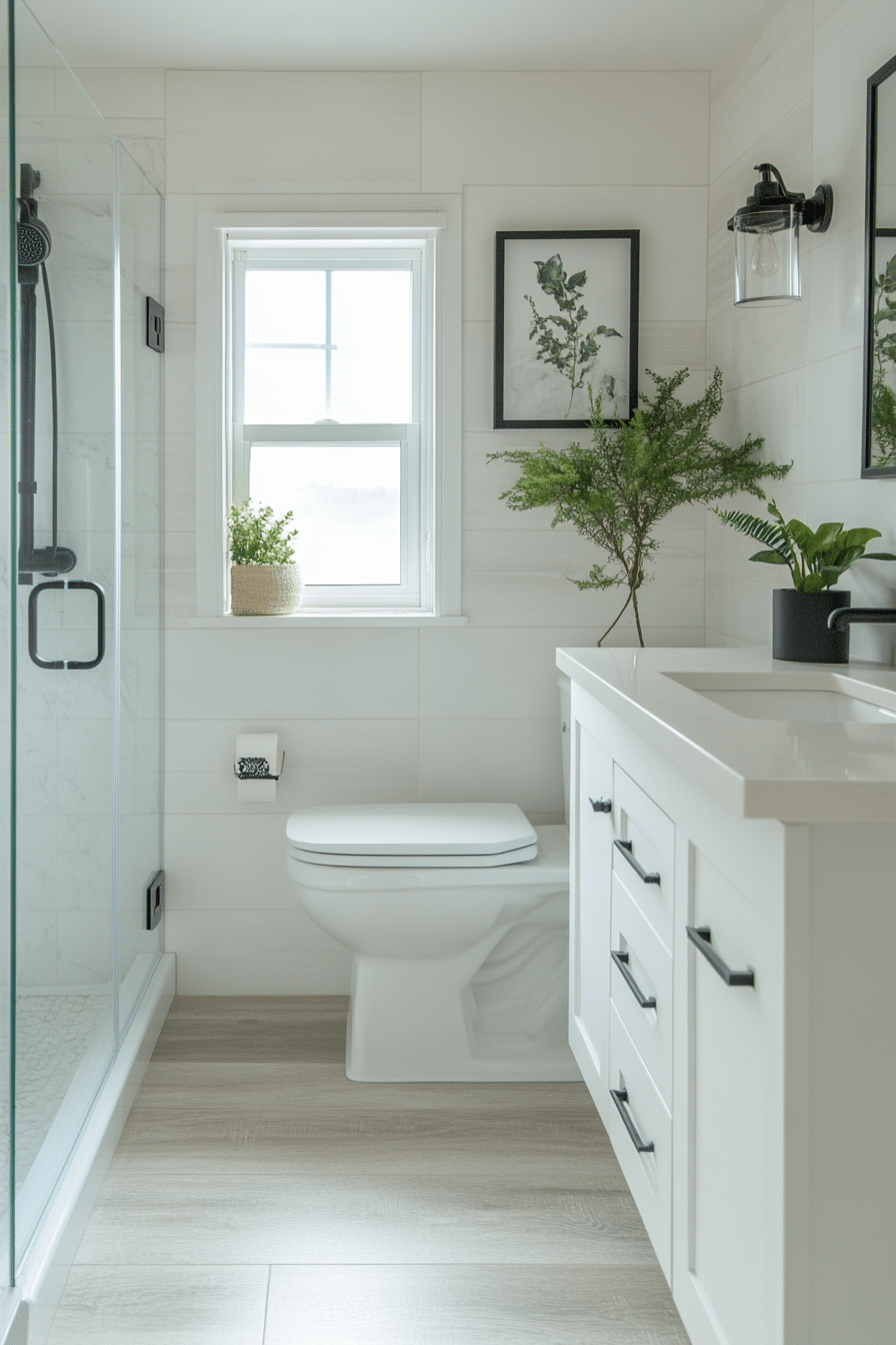 farmhouse style bathroom