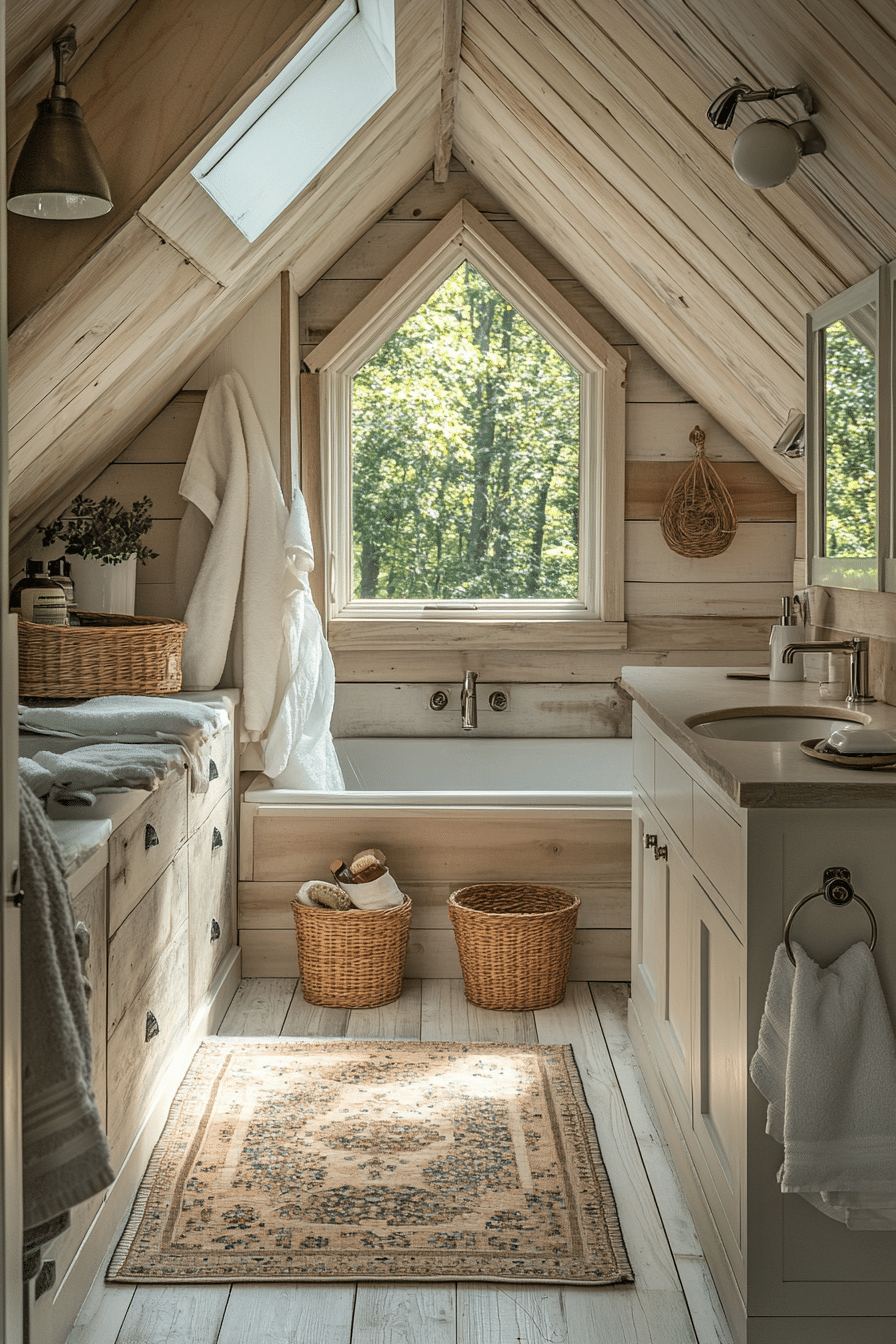 little cabin bathroom