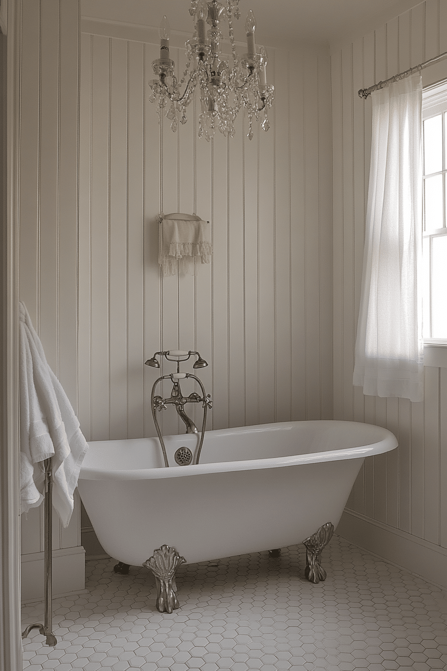 farmhouse style bathroom