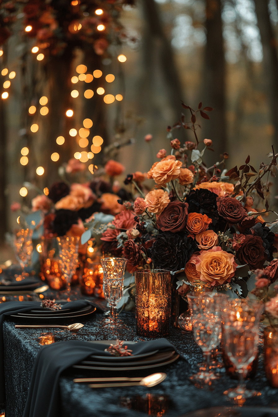 boho wedding table decorations