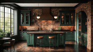 Emerald Green Kitchen Cabinets