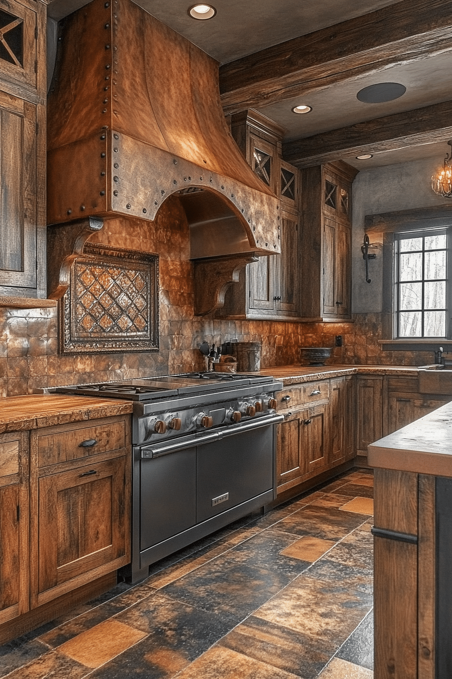 rustic kitchen cabinets