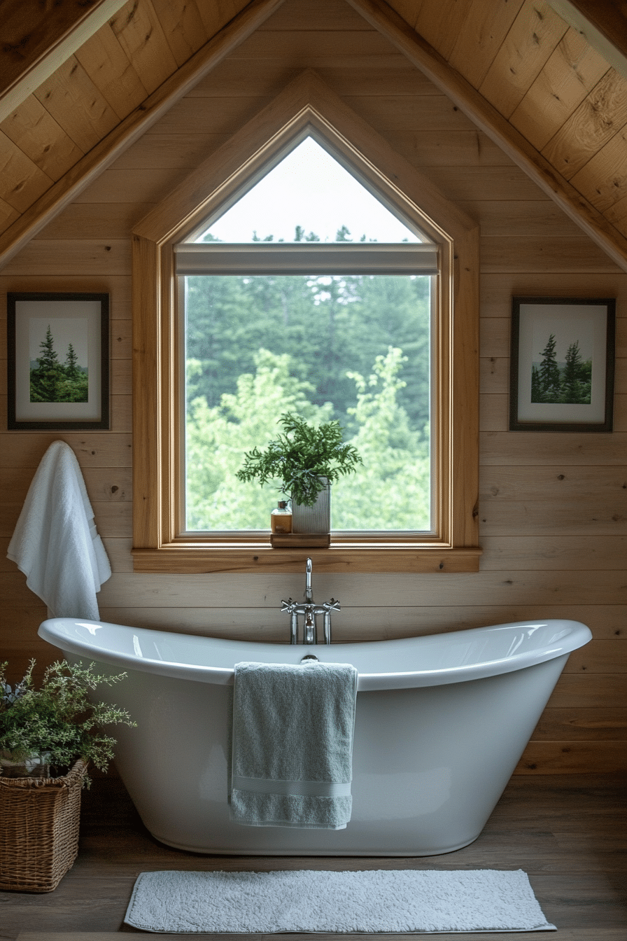 little cabin bathroom