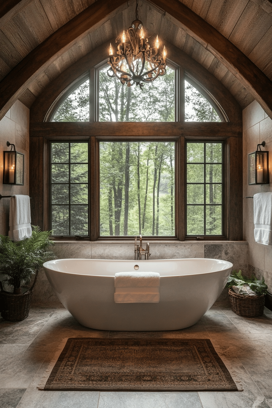 little cabin bathroom