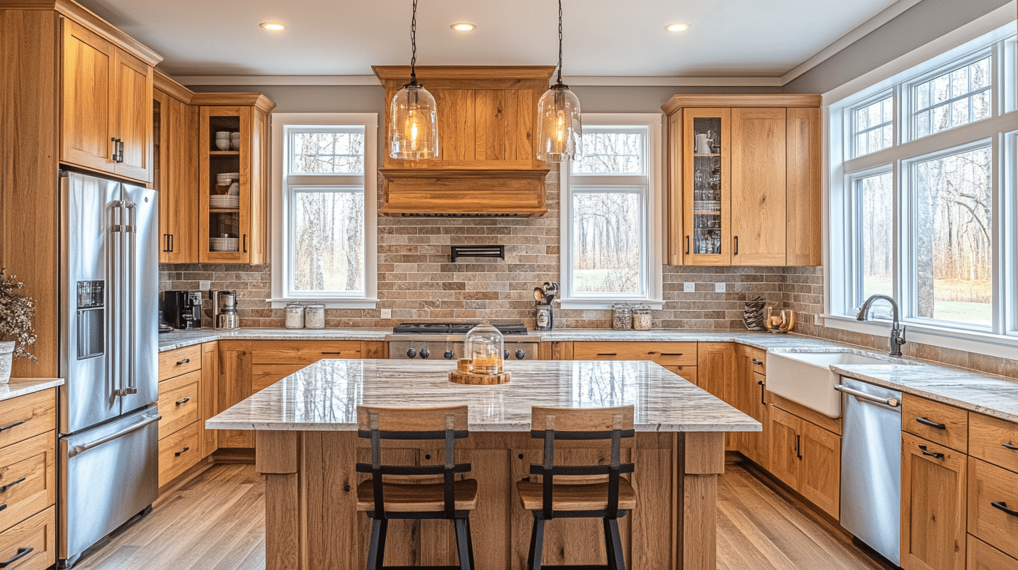 19 Hickory Kitchen Cabinets To Enhance Your Kitchen With Rich Texture And Depth - Learn California