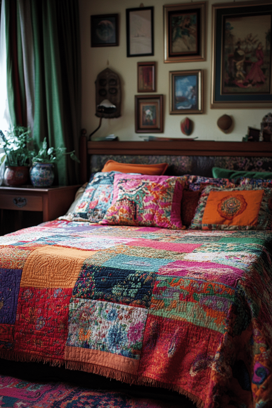 Colorful Eclectic Bedroom