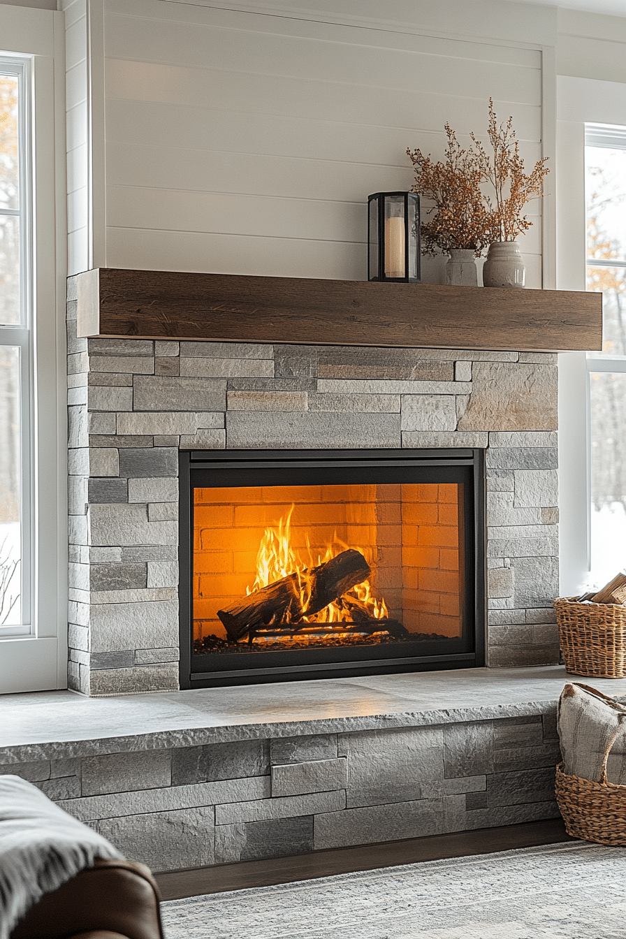 Farmhouse Fireplace