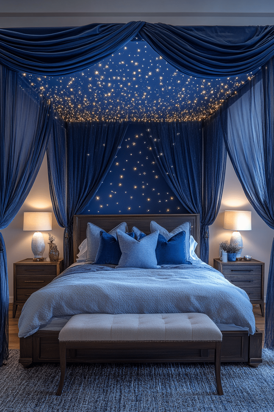 Boho Bedroom with Canopy