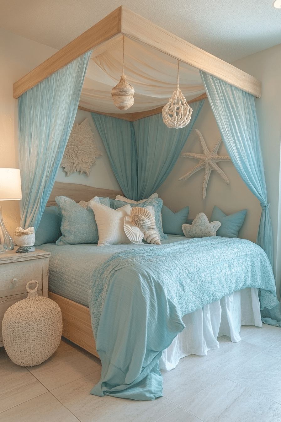 Boho Bedroom with Canopy