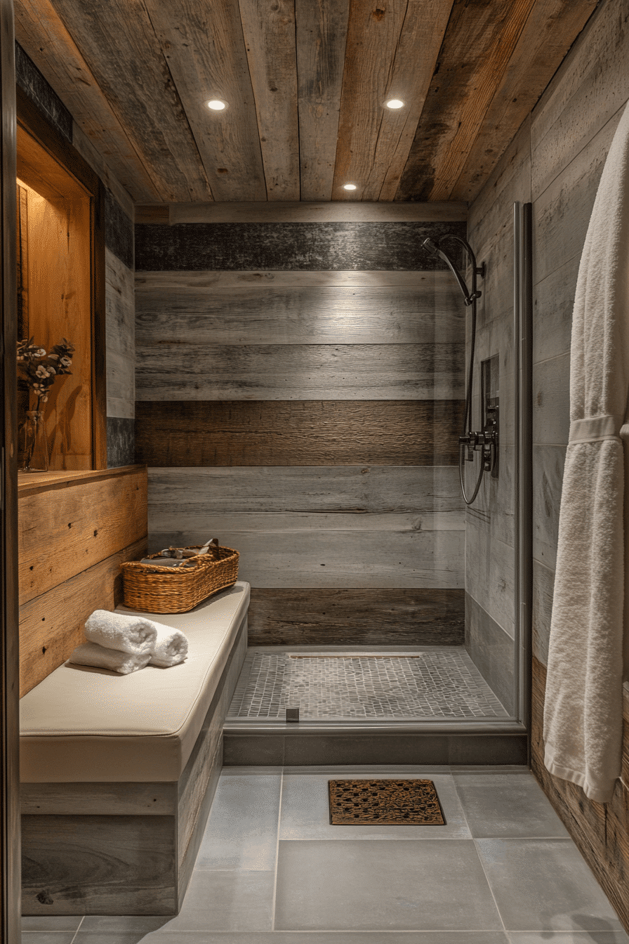 Rustic Wet Room Ideas