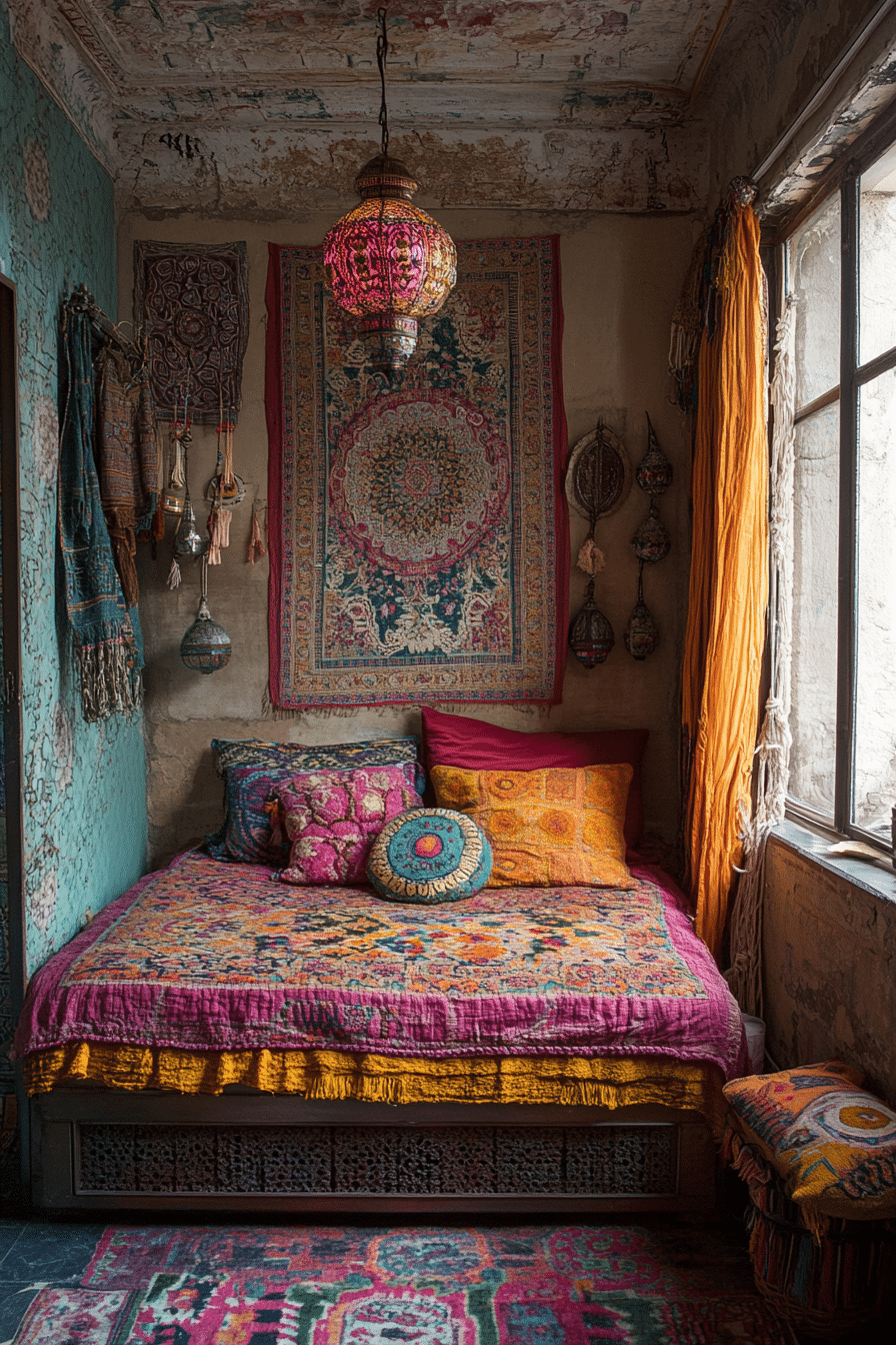 Small Maximalist Bedroom