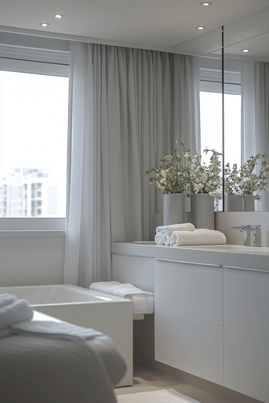 Small Bathroom With Tub And Shower Combo Farmhouse