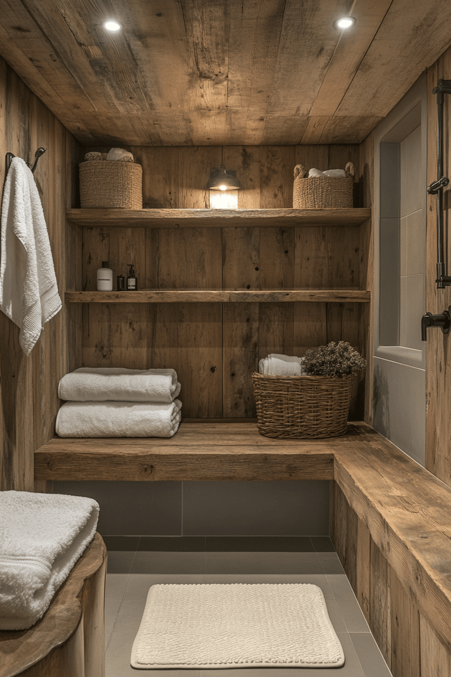 Rustic Wet Room Ideas