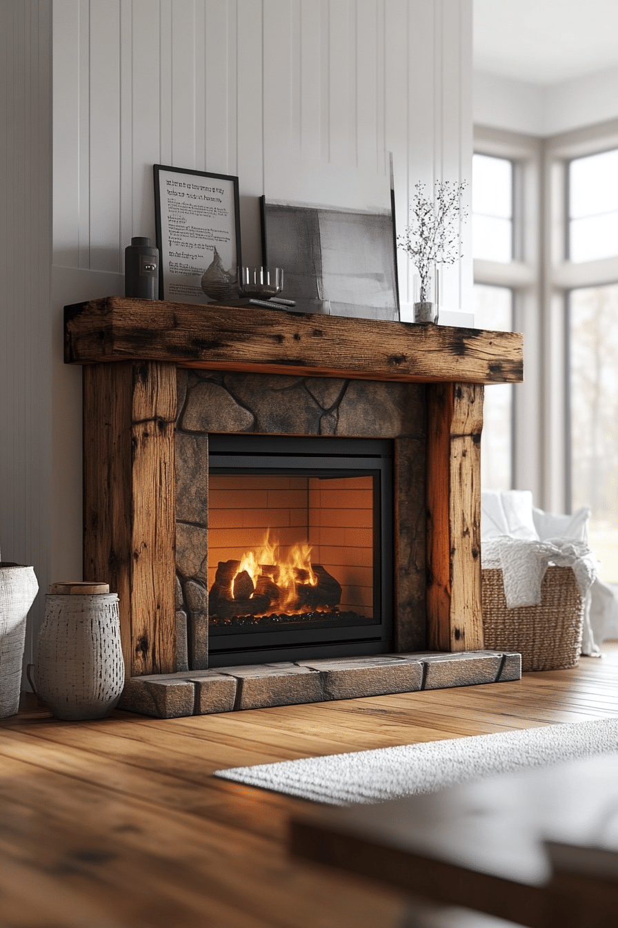 Farmhouse Fireplace