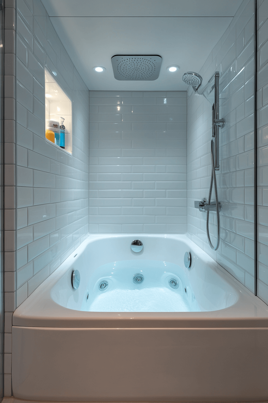 small bathroom with tub