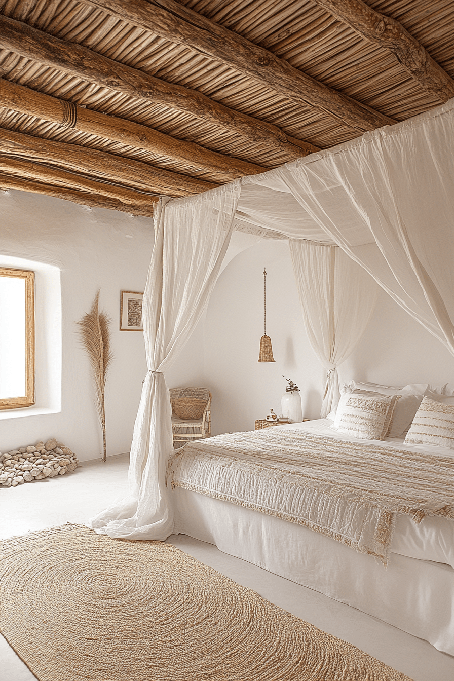 Boho Bedroom with Canopy