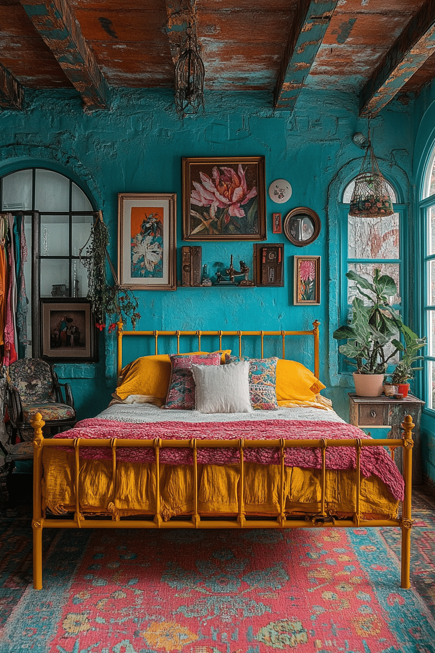 Small Maximalist Bedroom