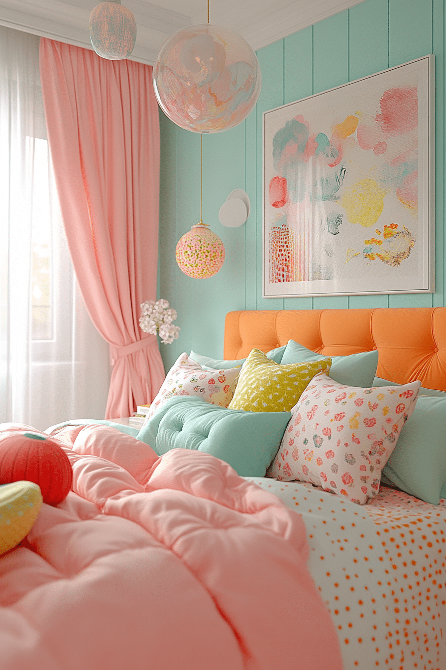 Colorful Eclectic Bedroom