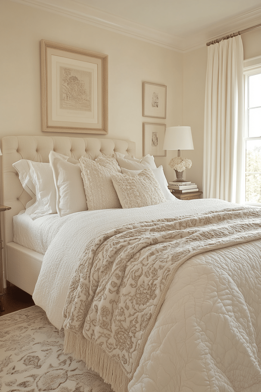 Monochrome Boho Bedroom