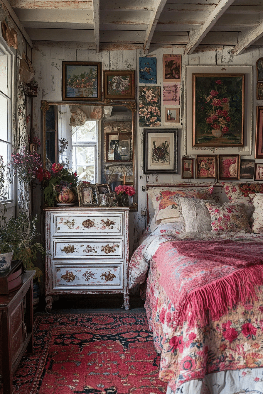 Small Maximalist Bedroom