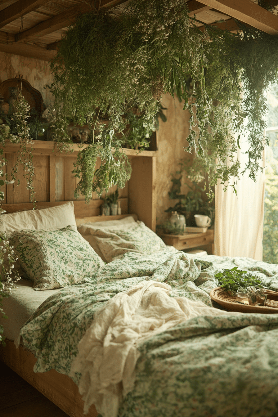 Boho Bedroom with Canopy