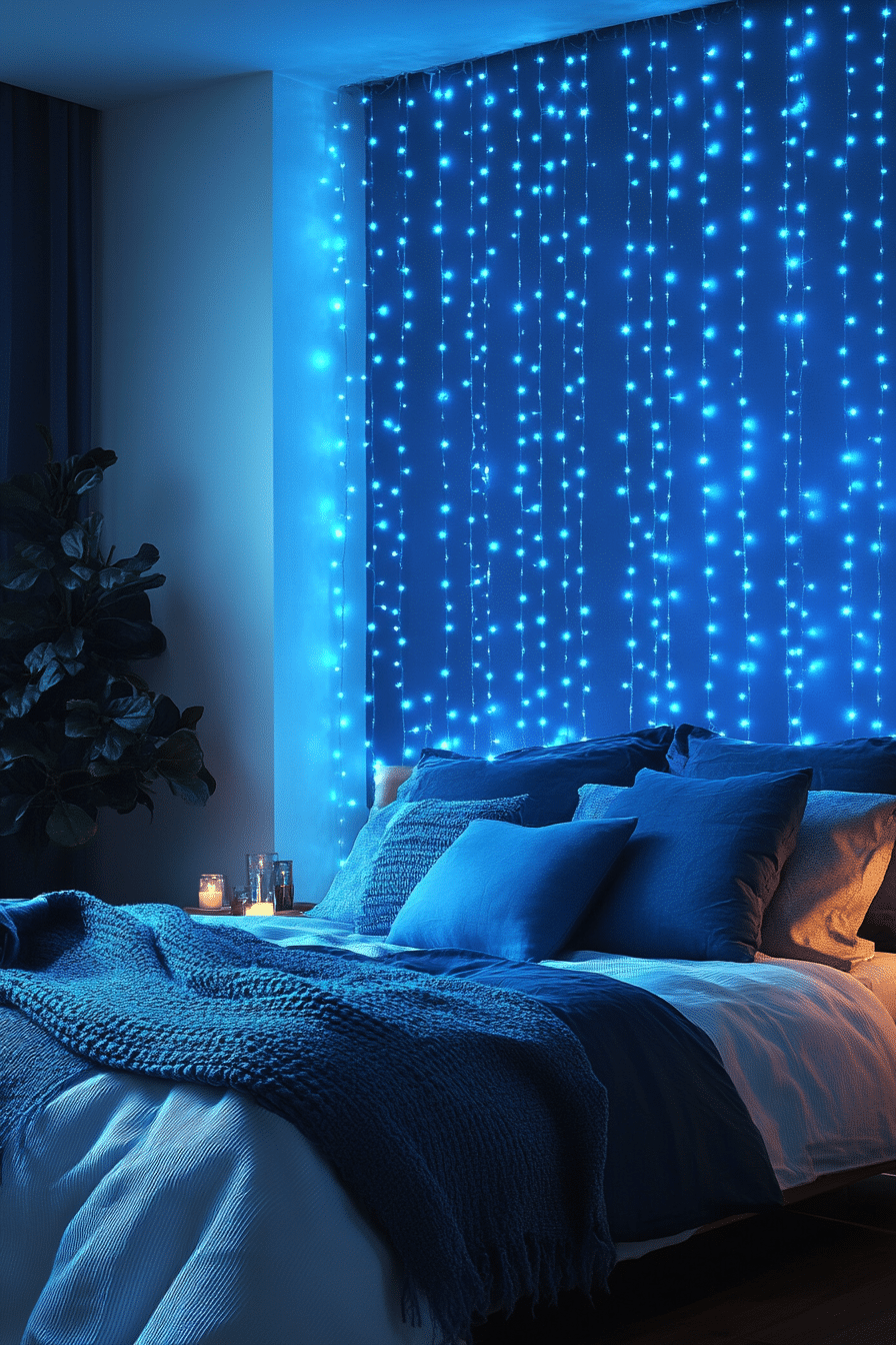 Boho Fairy Lights Bedroom Ideas