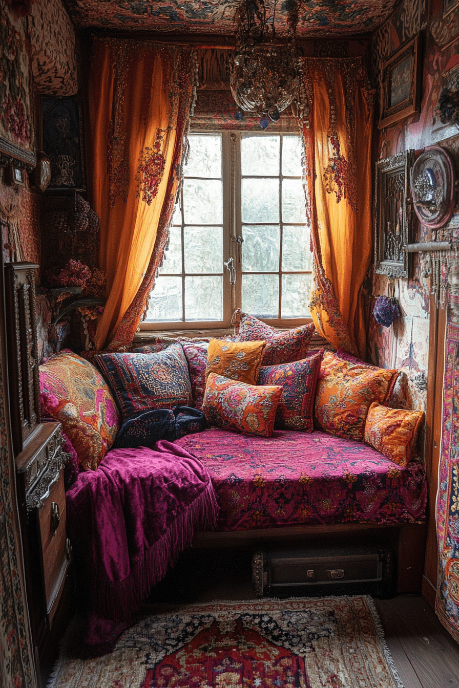 Small Maximalist Bedroom