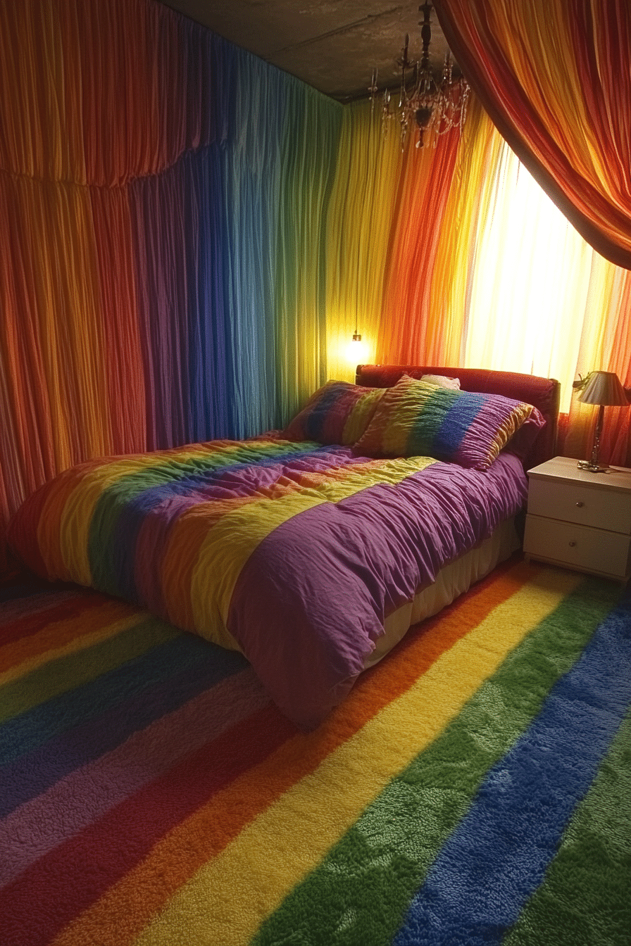 Colorful Eclectic Bedroom