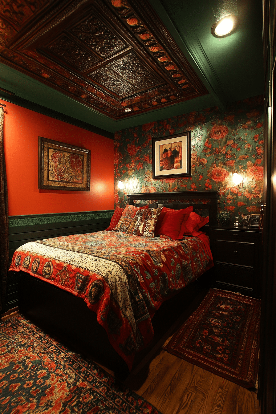 Small Maximalist Bedroom