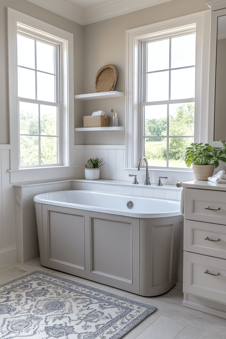 small bathroom with tub