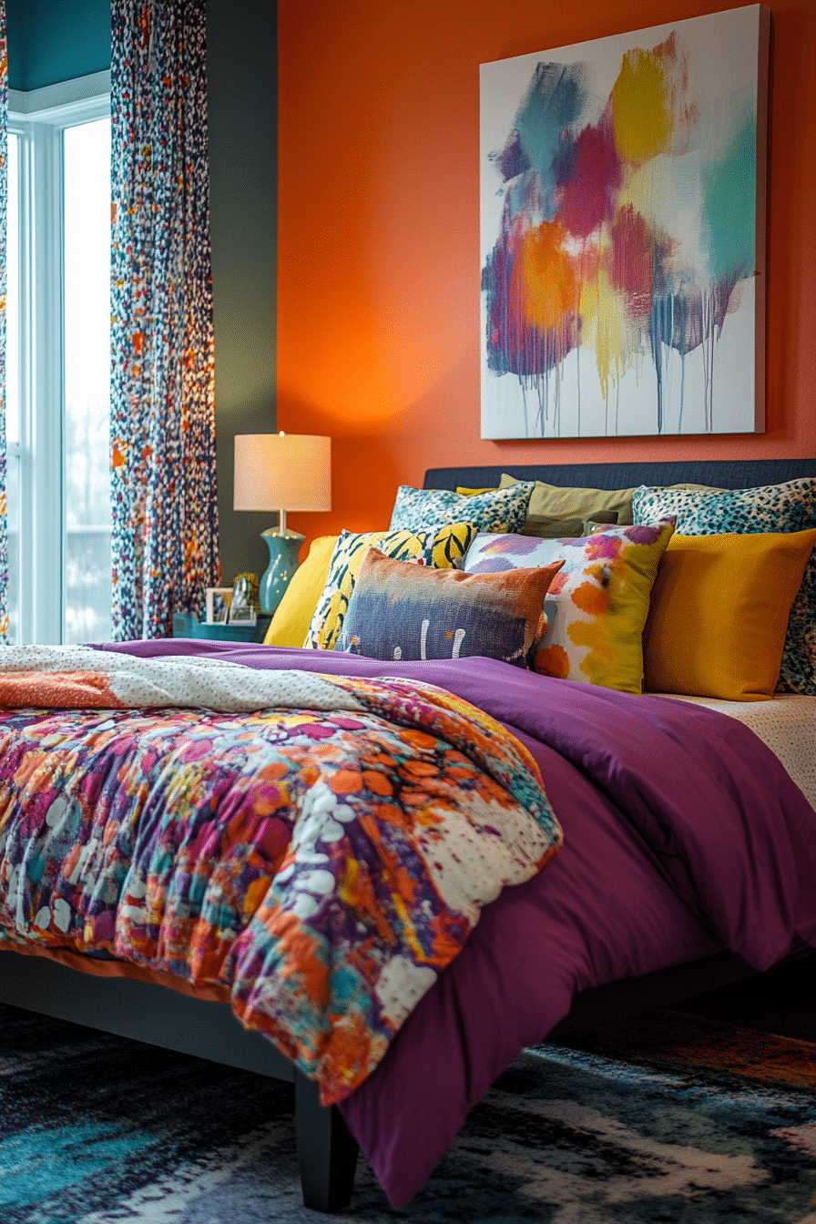 Colorful Eclectic Bedroom