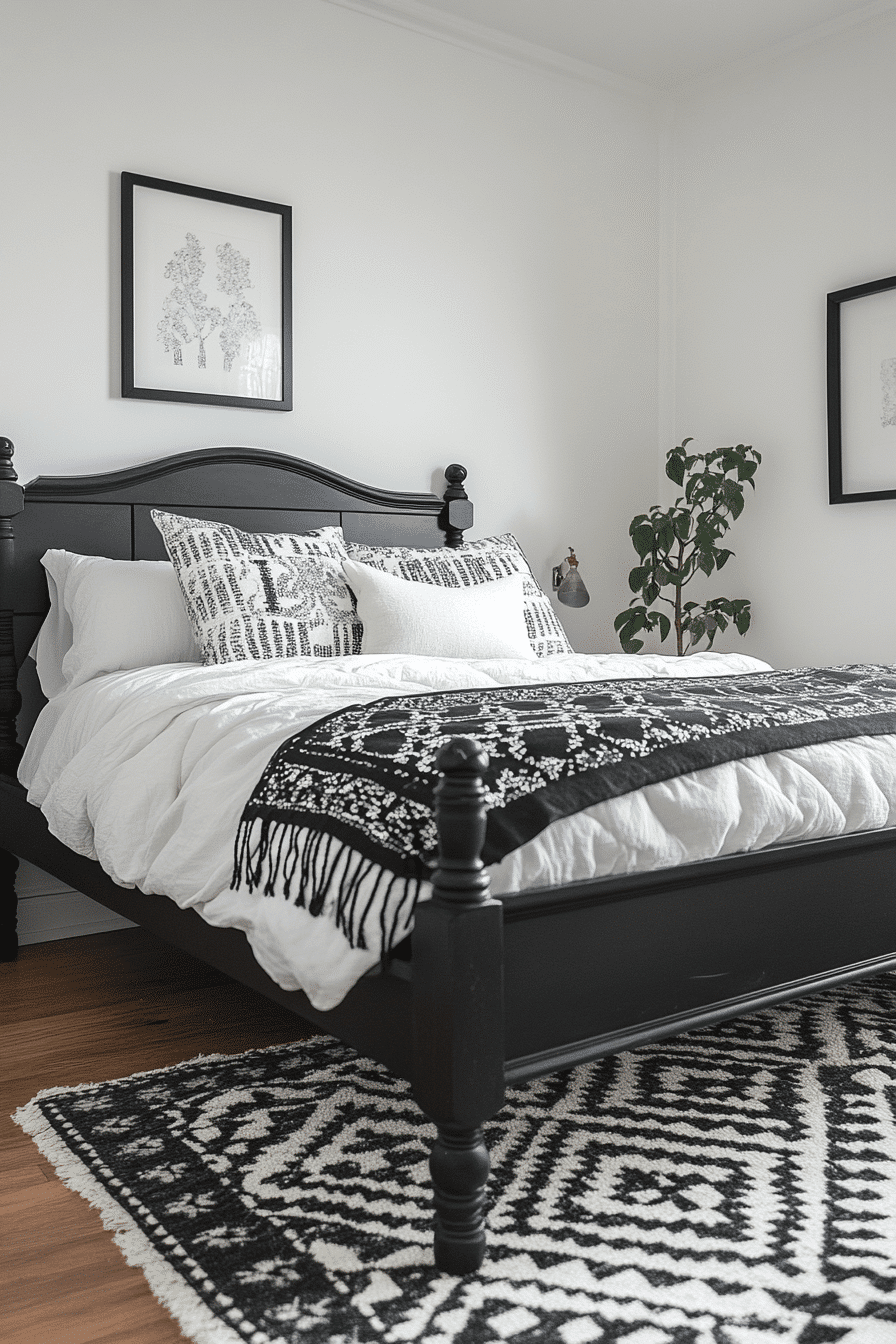 black bedroom