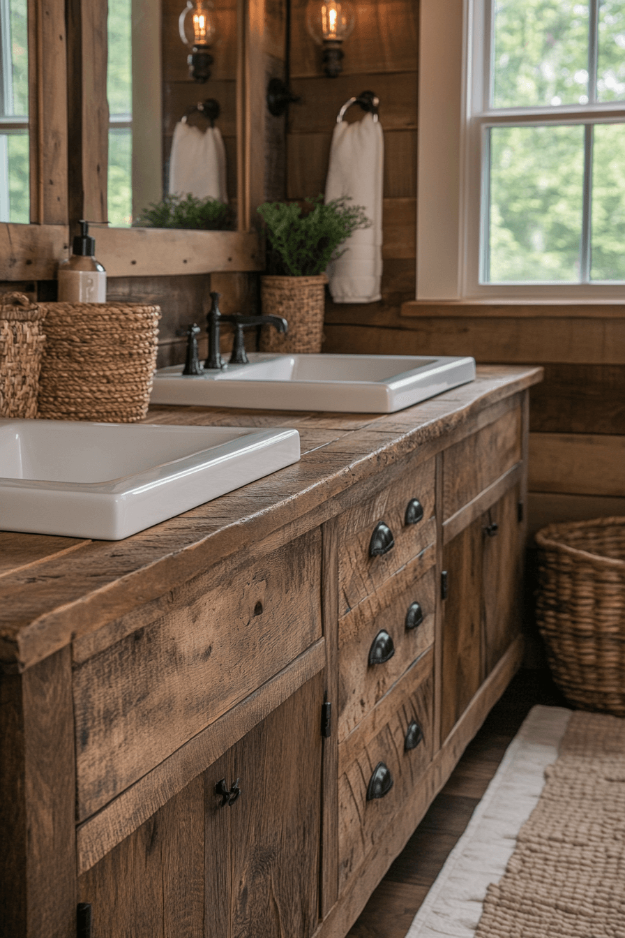 double sink bathroom vanity