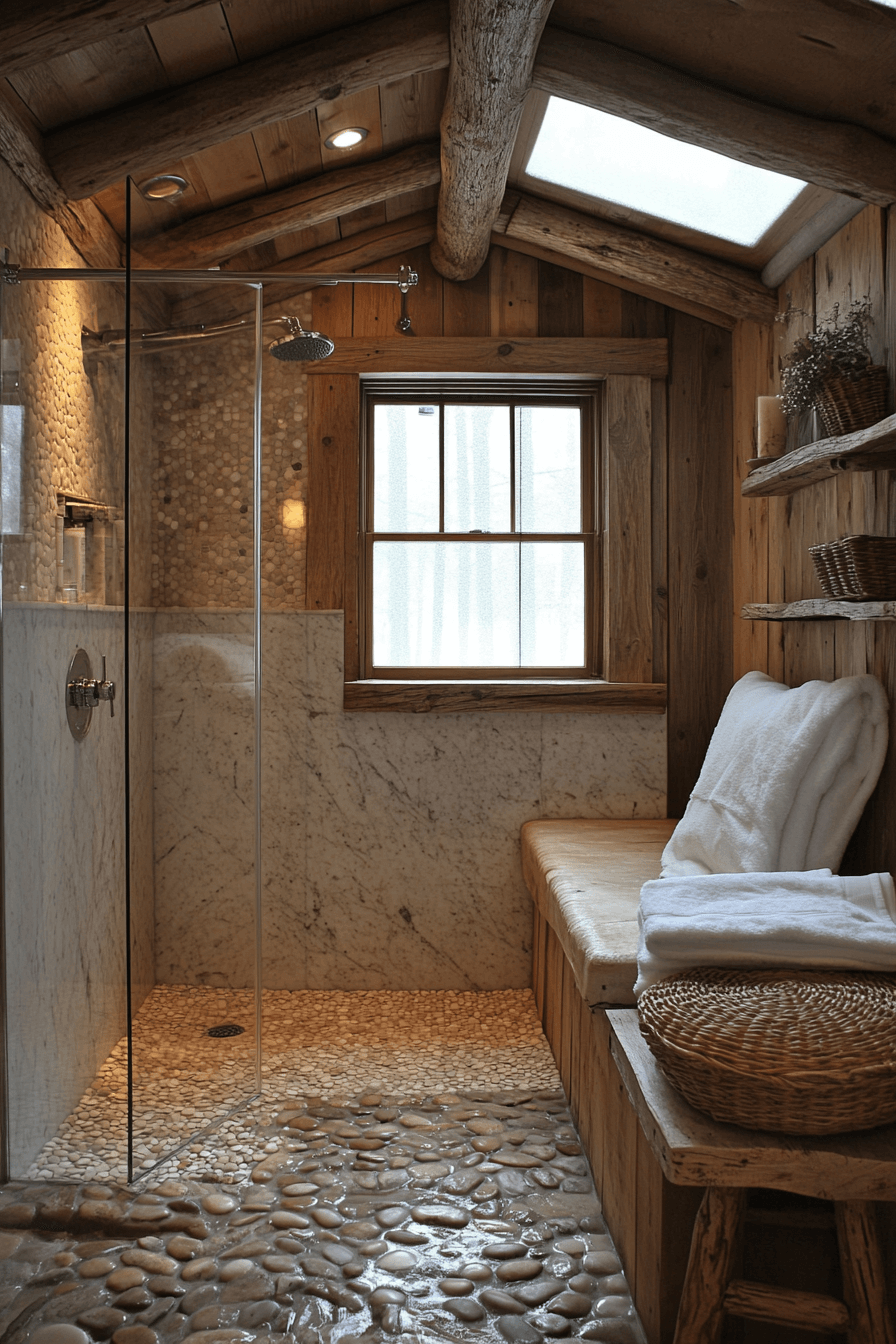 Rustic Wet Room Ideas