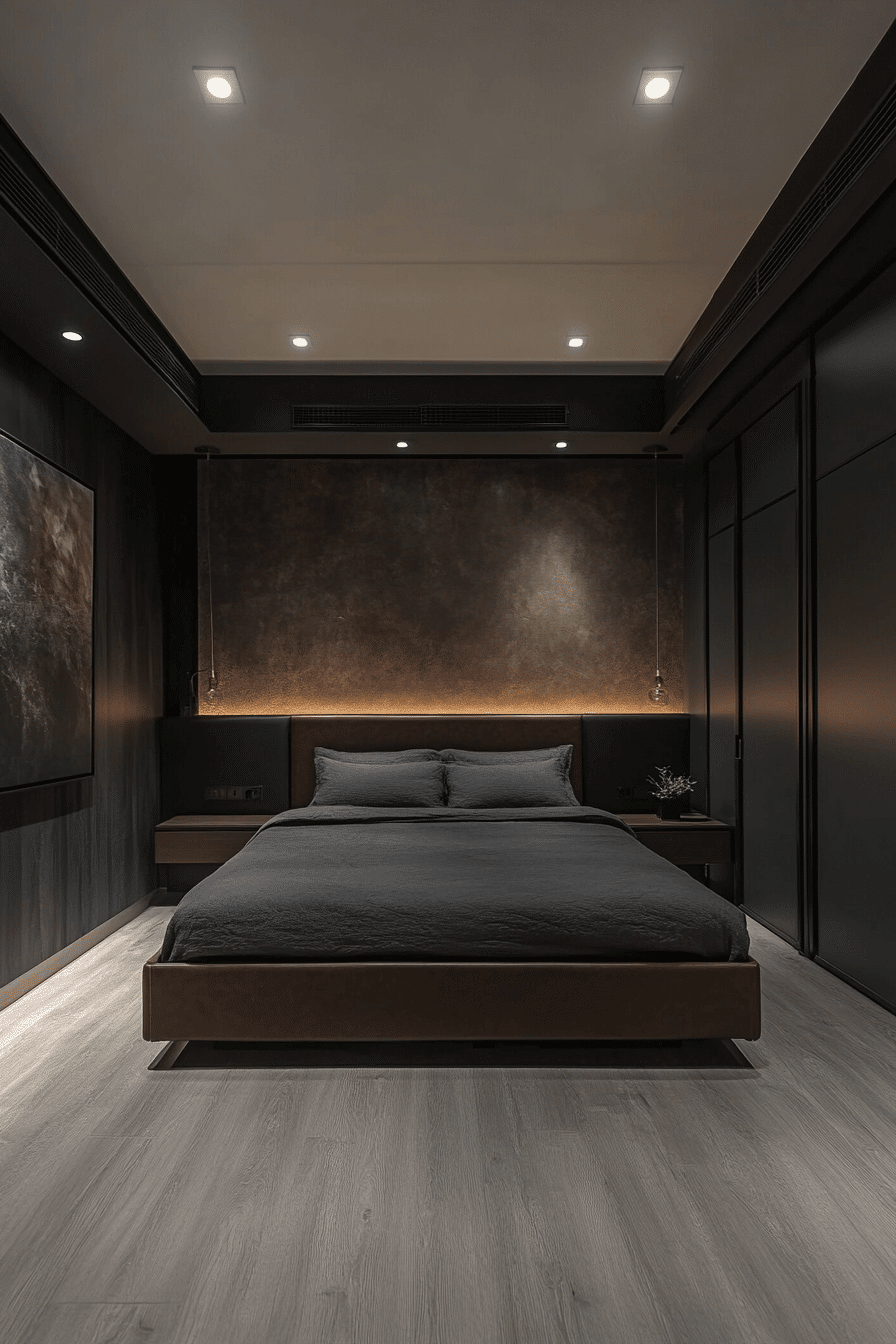 black bedroom