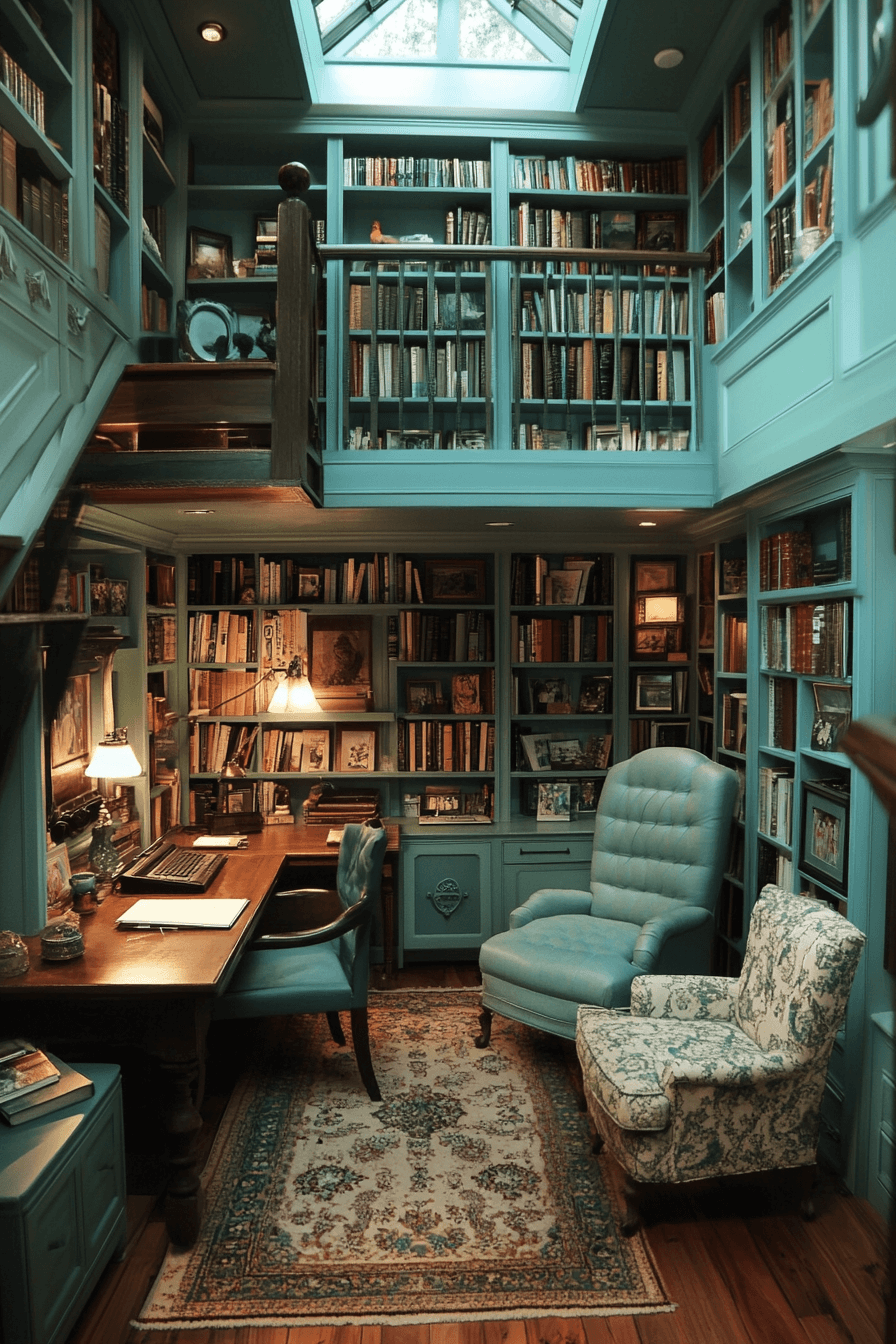 Cozy home library