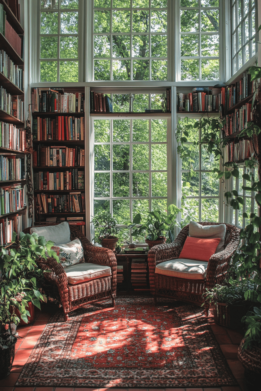 Cozy home library