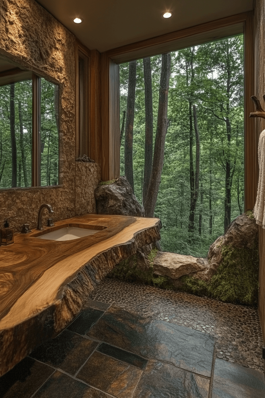 Rustic Wet Room Ideas