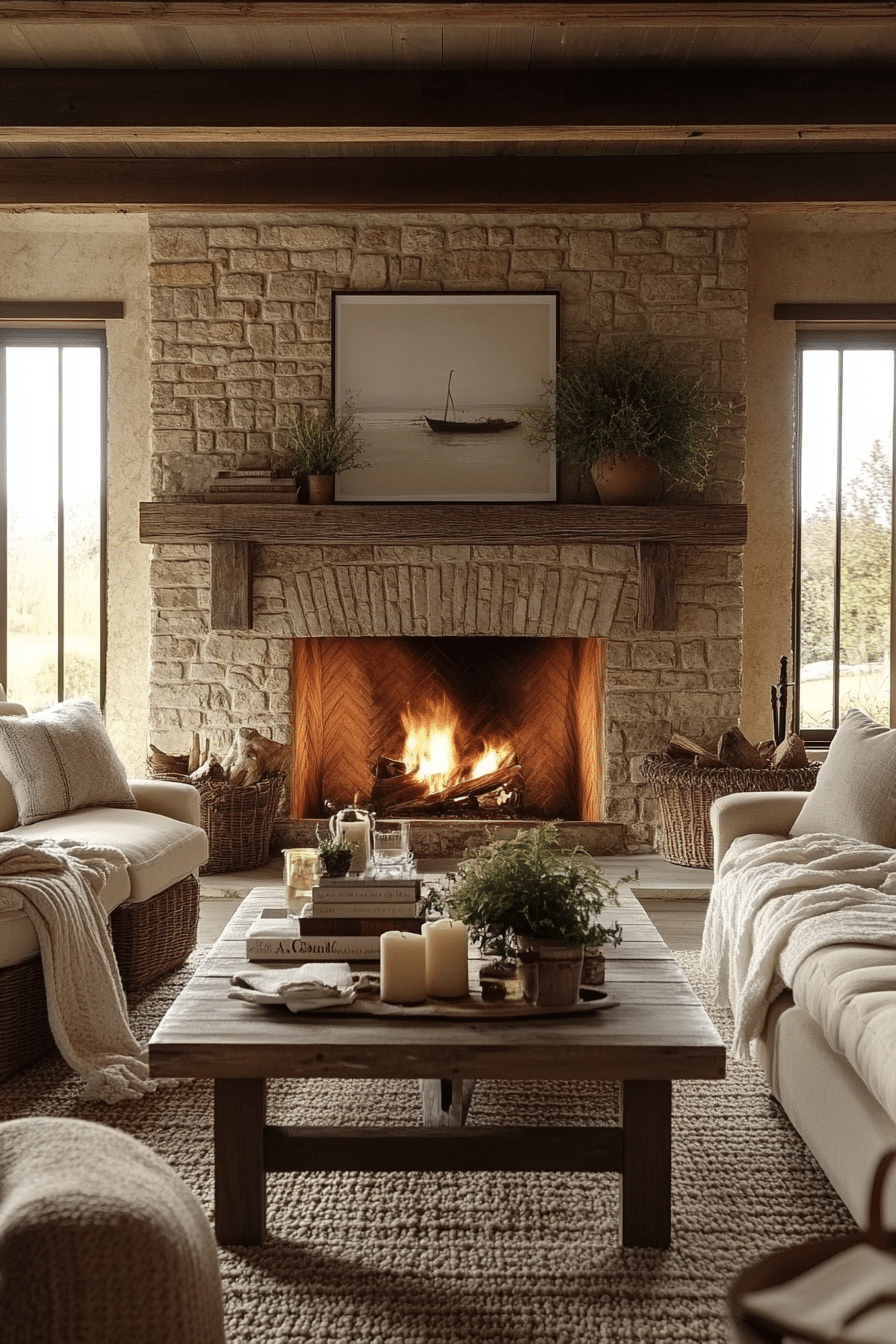 Farmhouse Fireplace