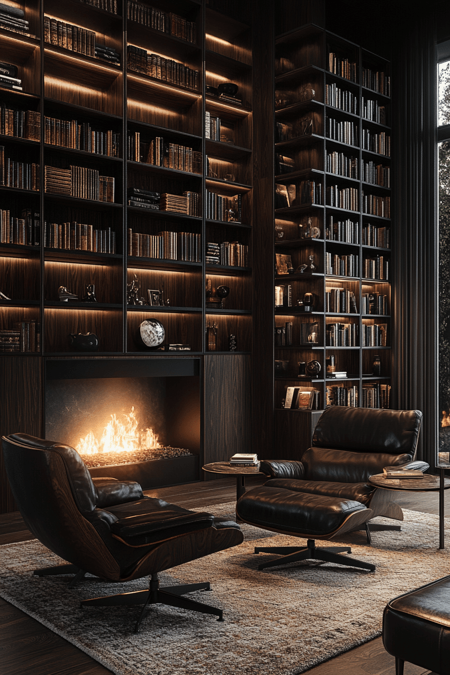 Cozy home library